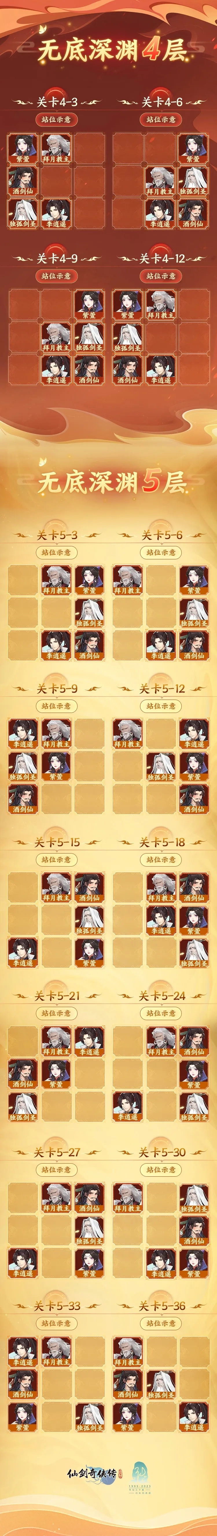 仙剑奇侠传之新的开始无底深渊4层与5层通关详尽指南