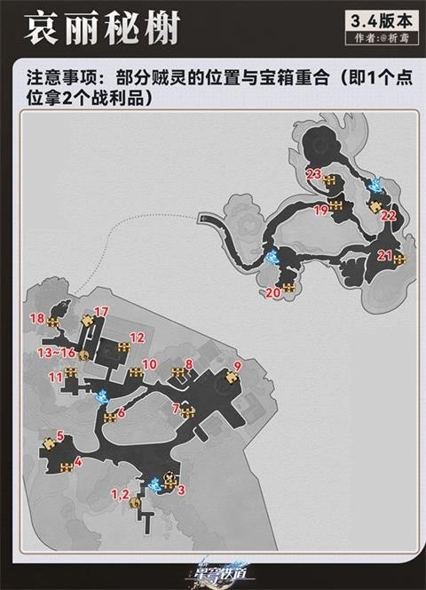 崩坏星穹铁道哀丽秘榭地图宝箱位置全汇总