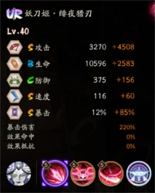 阴阳师妖刀姬绯夜猎刃技能全方位解读