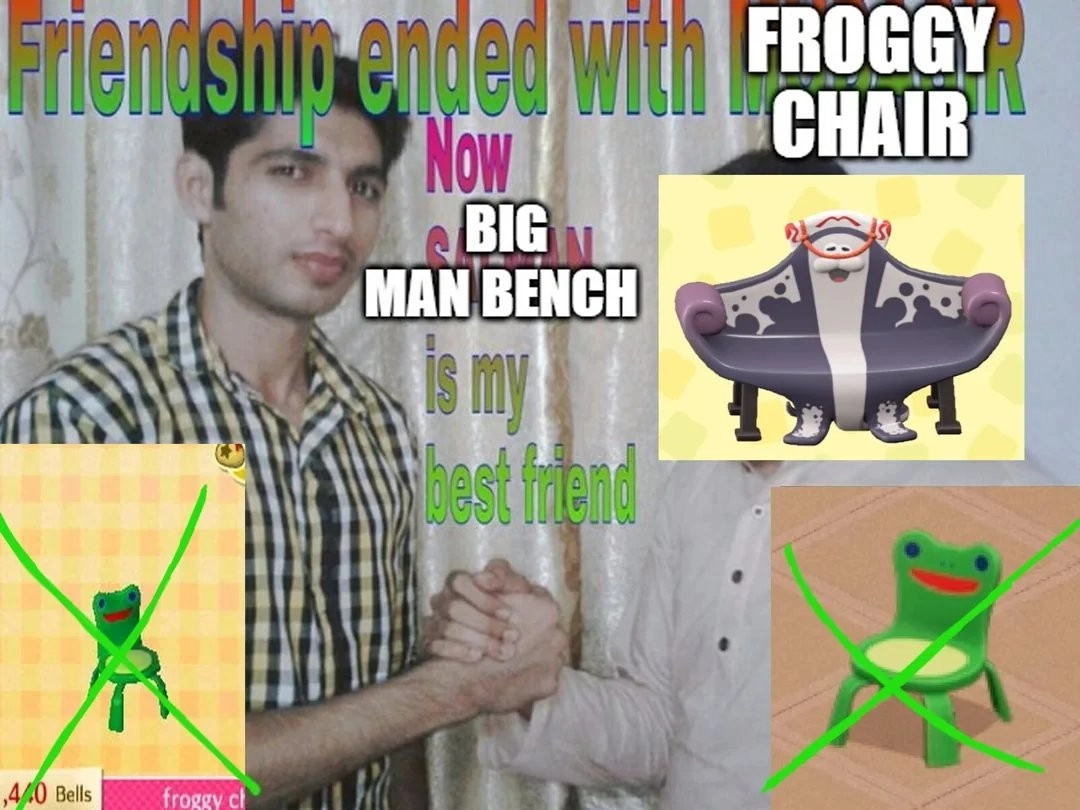 曼曼还是青蛙？《动森》此次新更新引发最佳椅子激烈争夺战