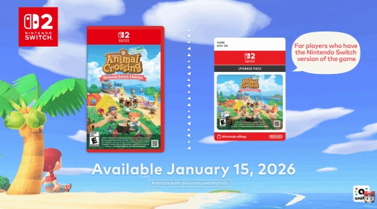 Switch2版《动物森友会》迎来重磅更新：4项专属功能助力畅玩体验升级