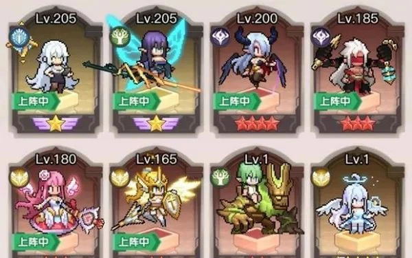 浮空秘境光暗阵容搭配示例