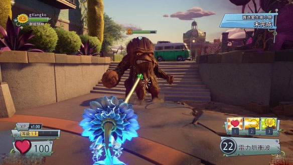 花园战争2-护送小胖返回基地