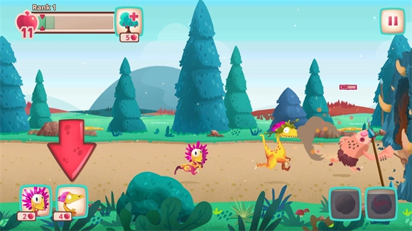 恐龙大战洞穴人图1