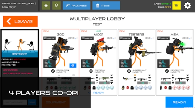 火柴人战争红色打击最新版图1