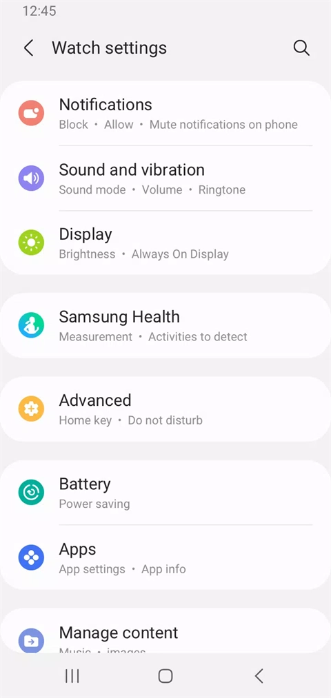 galaxy wearable安卓官方版图1
