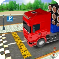 卡车停车场3D货运卡车