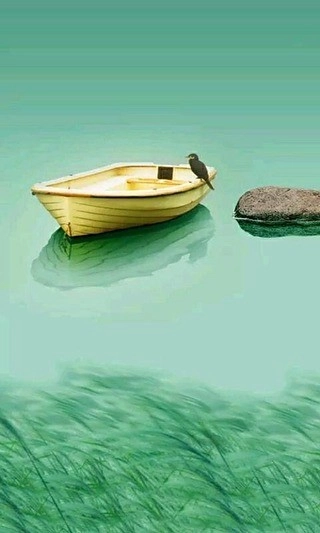 深海孤舟绿豆动态壁纸图1
