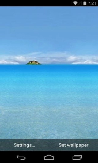 3D碧海蓝天梦象动态壁纸图3