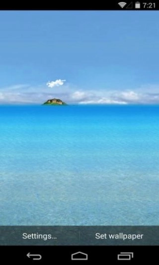 3D碧海蓝天梦象动态壁纸图4