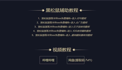 黑松鼠coc辅助图2