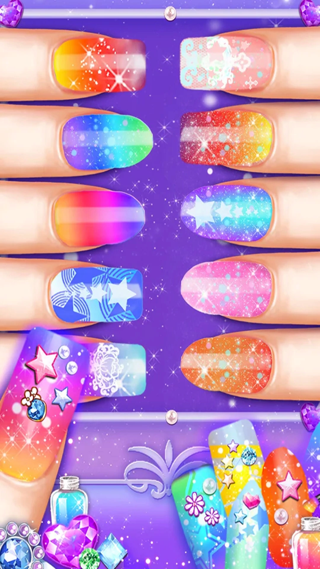 巴拉拉时尚美甲(1)