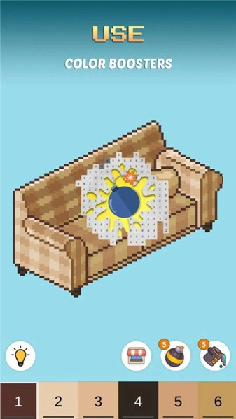 像素艺术彩色房间(3)