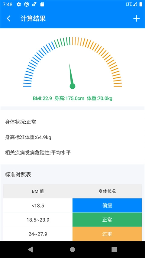 bmi计算器官方版图3