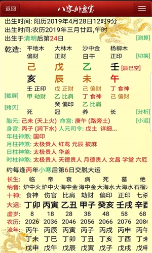 八字排盘宝手机免费版图1