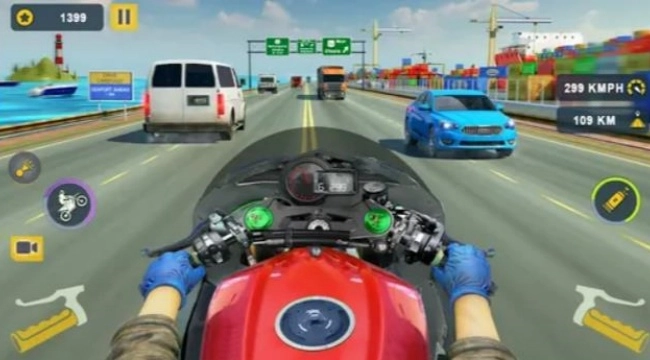 无尽摩托车竞速游戏