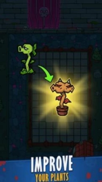 植物弹跳僵尸防御游戏