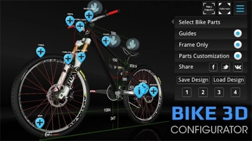 Bike 3D configurations山地自行车-图2