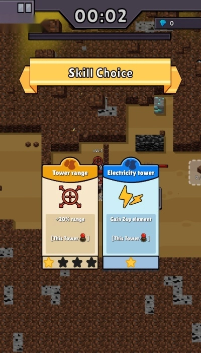 挖掘与防御游戏