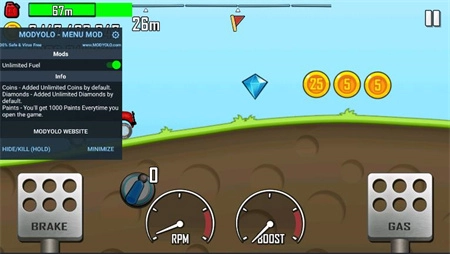 登山赛车越野游戏