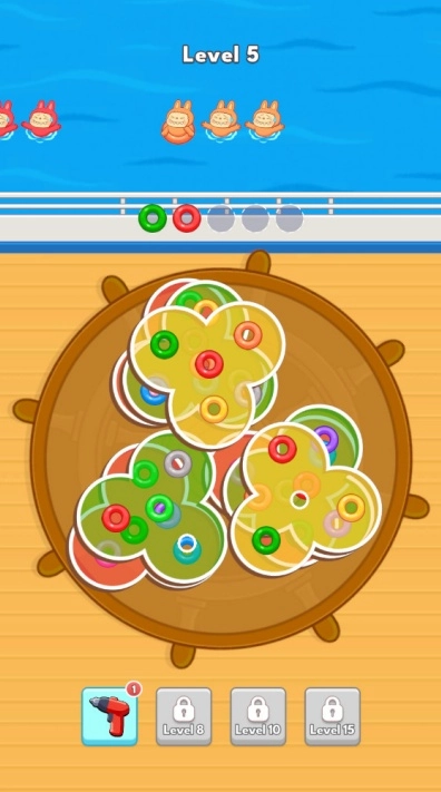 救生圈螺丝拼图游戏