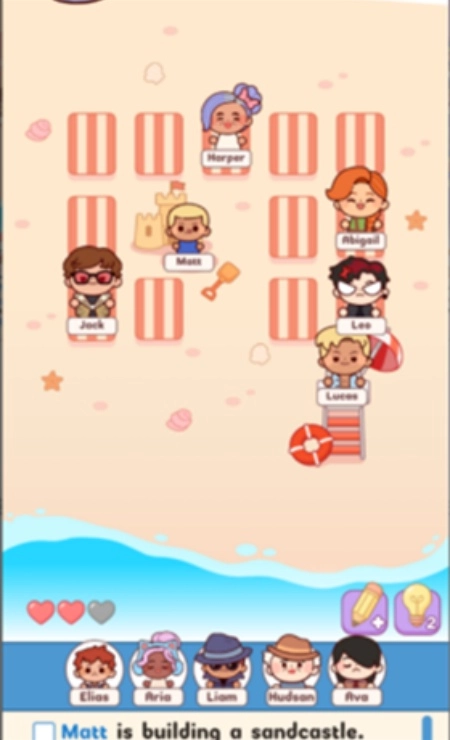 托卡座位大作战游戏