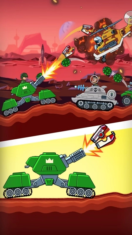 山地坦克战争游戏