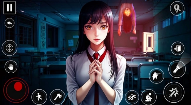 恐怖动漫女学生游戏