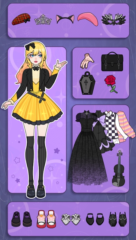 魔法日记纸上装扮游戏