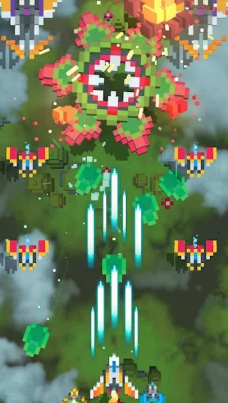 天空之翼像素战士游戏