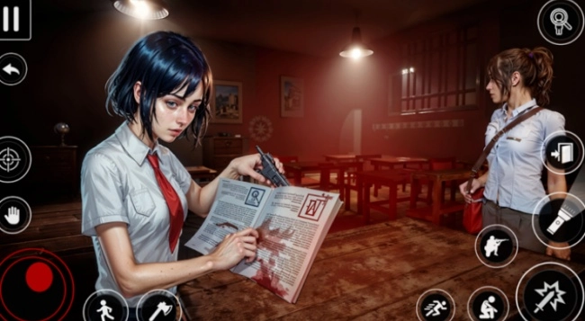 恐怖动漫女学生游戏