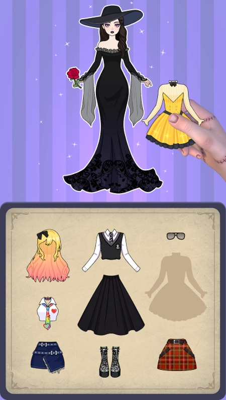 魔法日记纸上装扮游戏