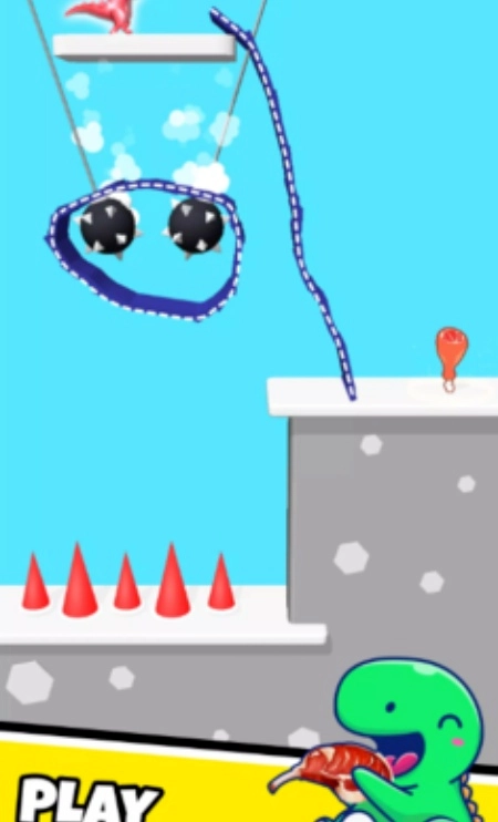 恐龙画线游戏