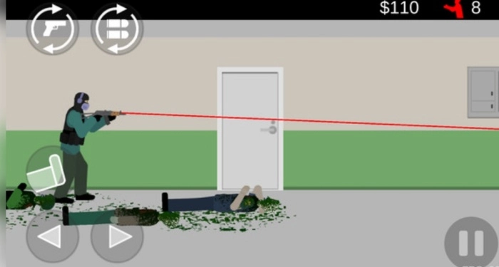 射杀平面僵尸手机版