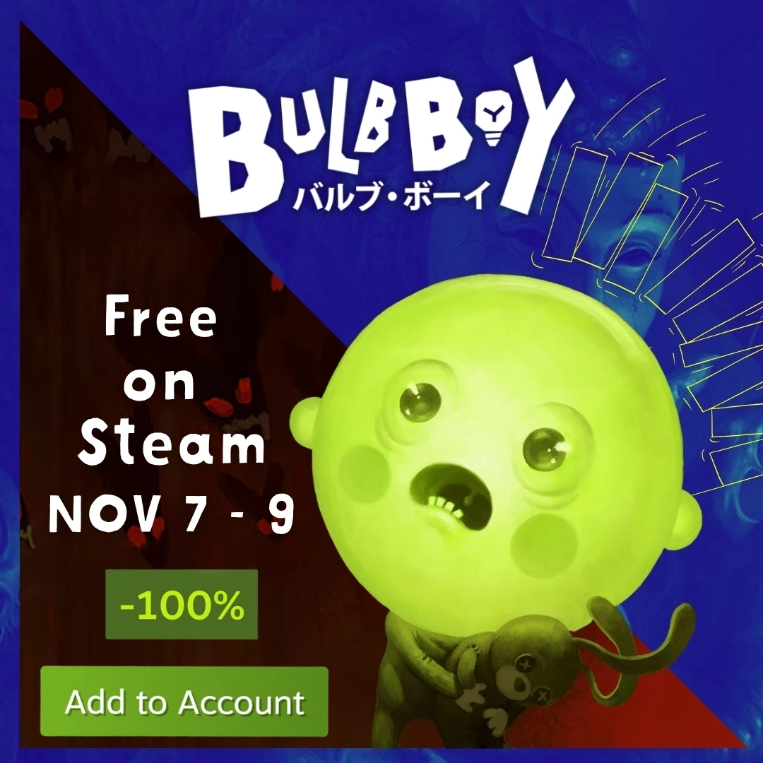 Steam福利来袭！恐怖冒险佳作《灯泡小子》现在能免费拿到手~