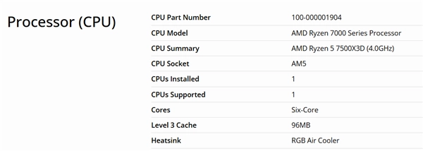 高性价比游戏神器！锐龙57500X3D整机全新开售，搭载RX9060XT，售价约7100元