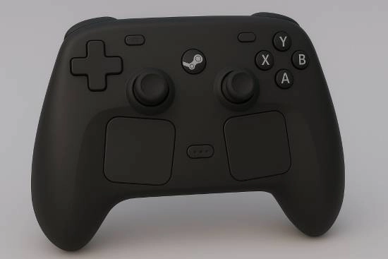 下一代Steam手柄是这个样子？渲染图呈现了双触控板的设计