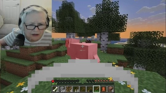 《我的世界》直播奶奶火出圈游戏里暴怒状态引观众惊呼