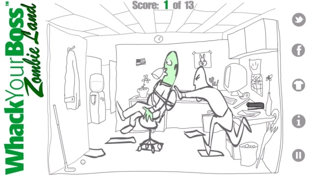 痛扁僵尸老板游戏图3