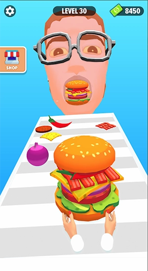 堆栈汉堡跑酷(1)