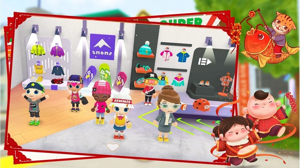 樱花小镇萌萌装扮