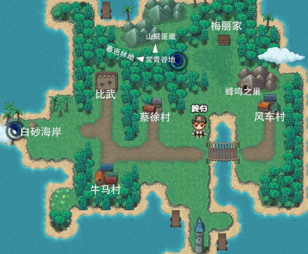 大千世界2三村岛初始任务流程