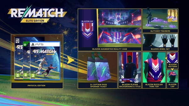 终极对决，近在咫尺——《开球！Rematch精英版》实体版本日上线