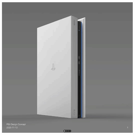 网友分享了自己设计的PS6概念图！和PS5比起来，是更出色还是稍逊一筹呢？