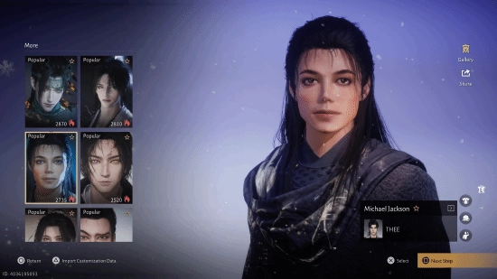 《燕云》的捏脸系统让外国玩家直呼：这效果简直和MJ生成的一样逼真！