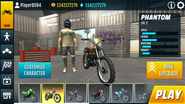 极限特技摩托车