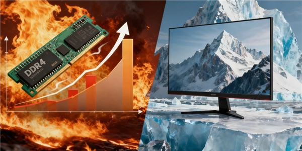DIY 行业现状两极分化显著：内存硬盘价格涨至天际，显示器价格却低至谷底
