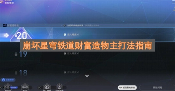 崩坏星穹铁道财富造物主打法攻略