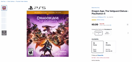 LGBT题材重磅之作《龙腾世纪4》价格大跳水！豪华版本仅售10美元