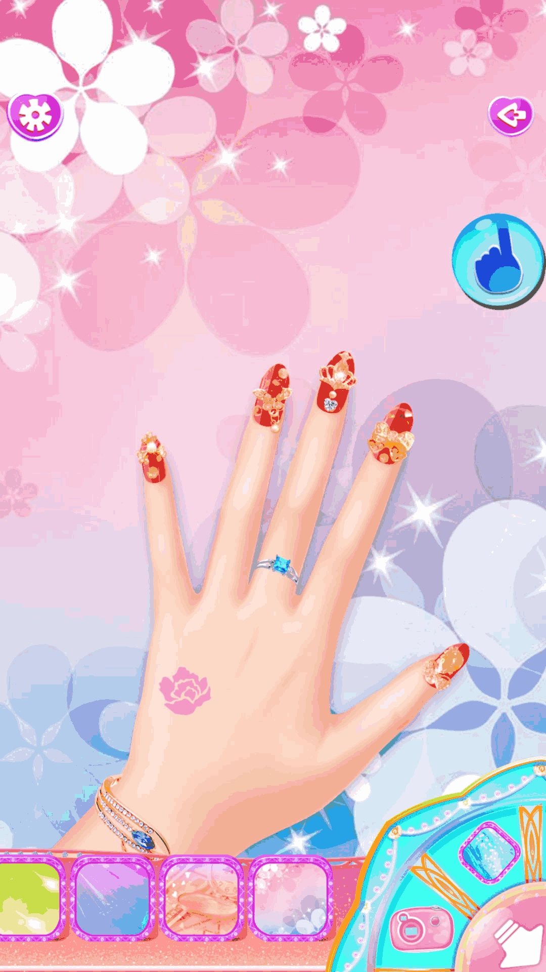 莉比公主时尚美甲图1